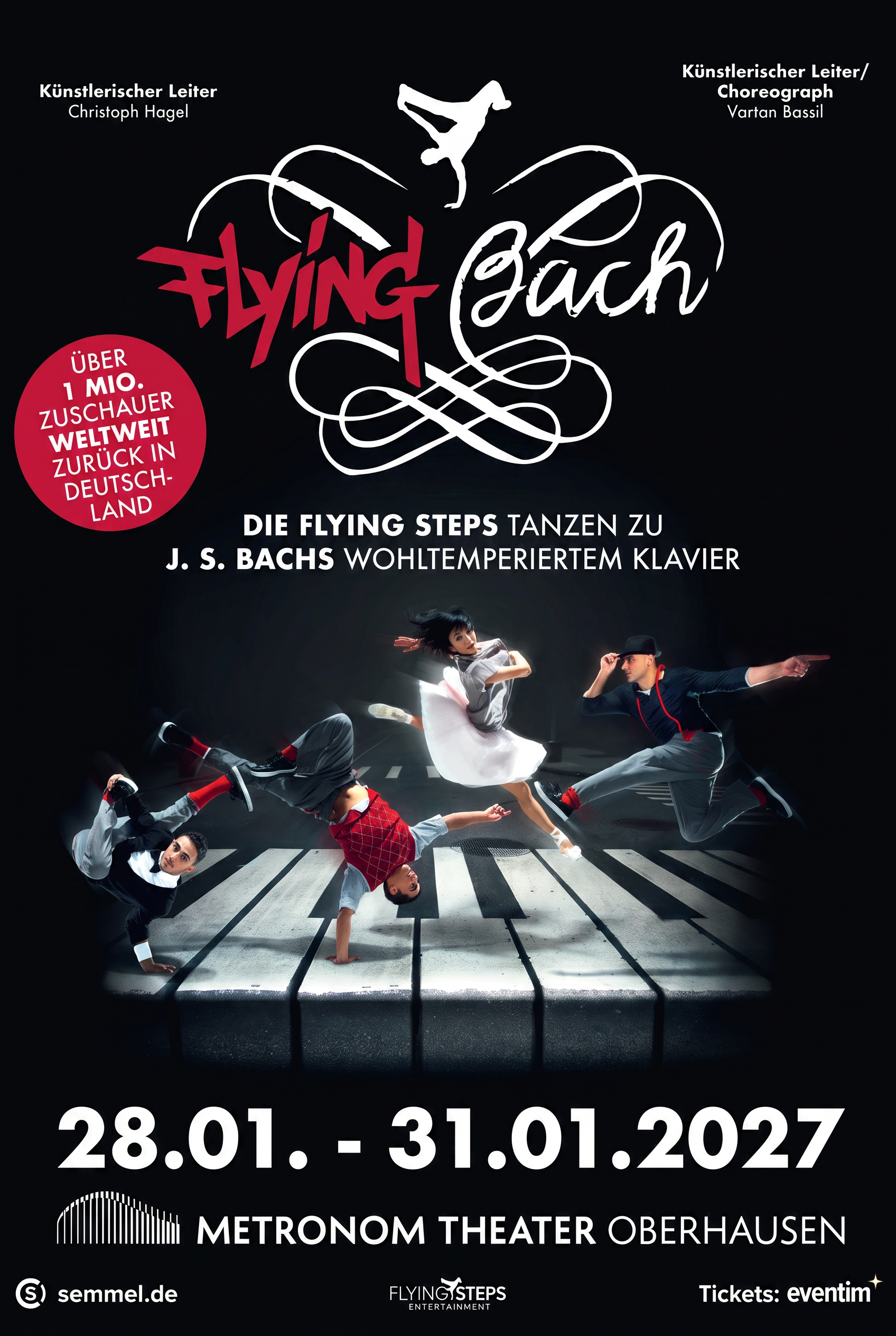 Flying Bach Live 2027 Plakat